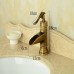 Tap Bathroom Sink Faucet in Vintage Style Antique Brass Finish Tall Bathroom Sink Faucet - B0777FB118